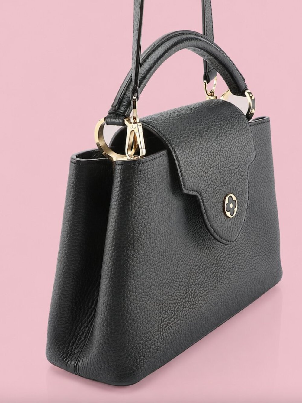 Louis Vuitton Black Taurillon Capucines BB Bag - Picture 3 of 9